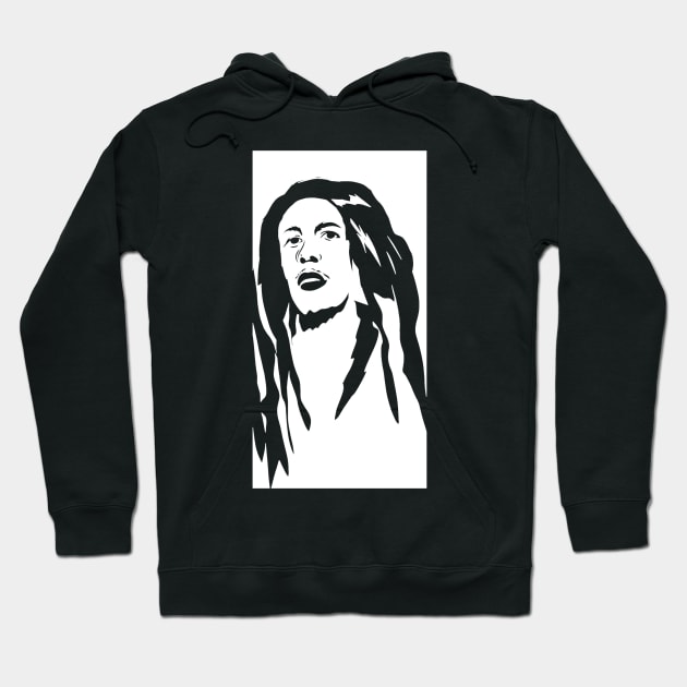 Bob marley Hoodie by Cahya. Id